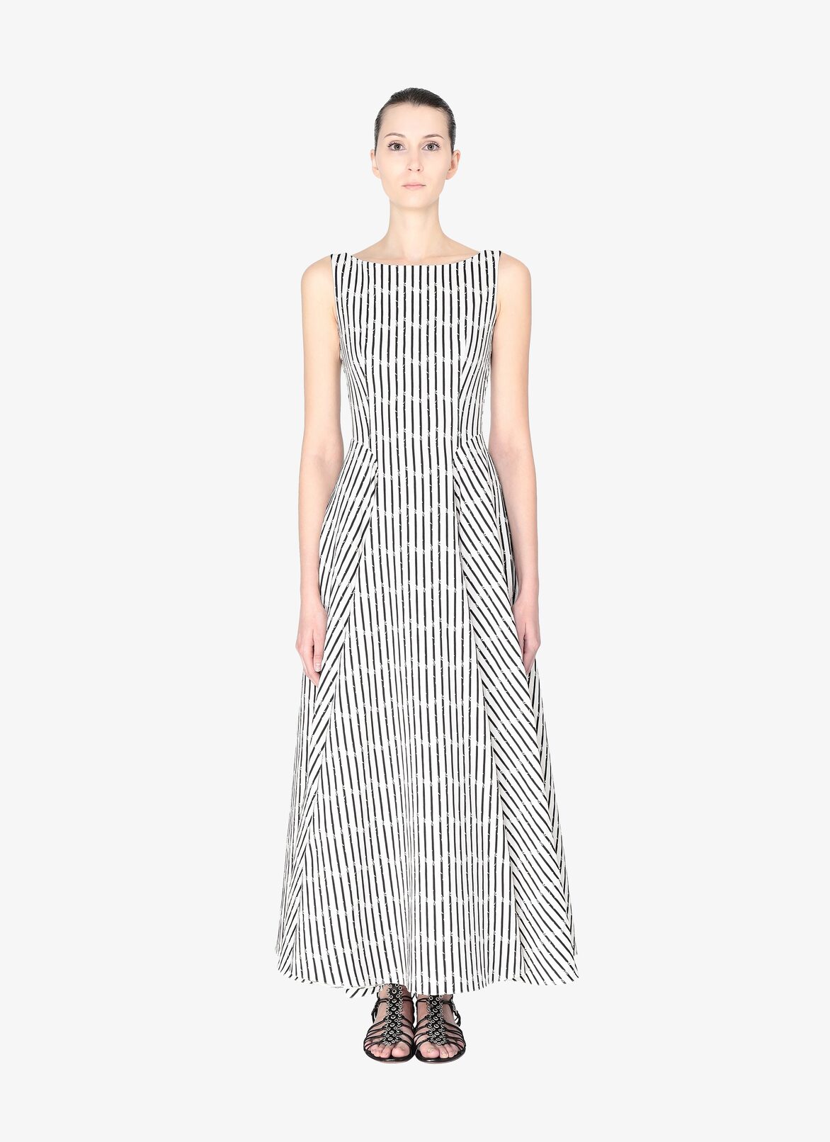 ALAÏA ELFENBEIN/SCHWARZ